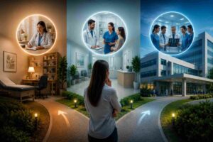 Consultório, clínica e centro médico não são a mesma coisa. Cada modelo tem regras, obrigações e perfis diferentes. Entenda a diferença entre consultório, clínica e centro médico e descubra qual é o certo para você.