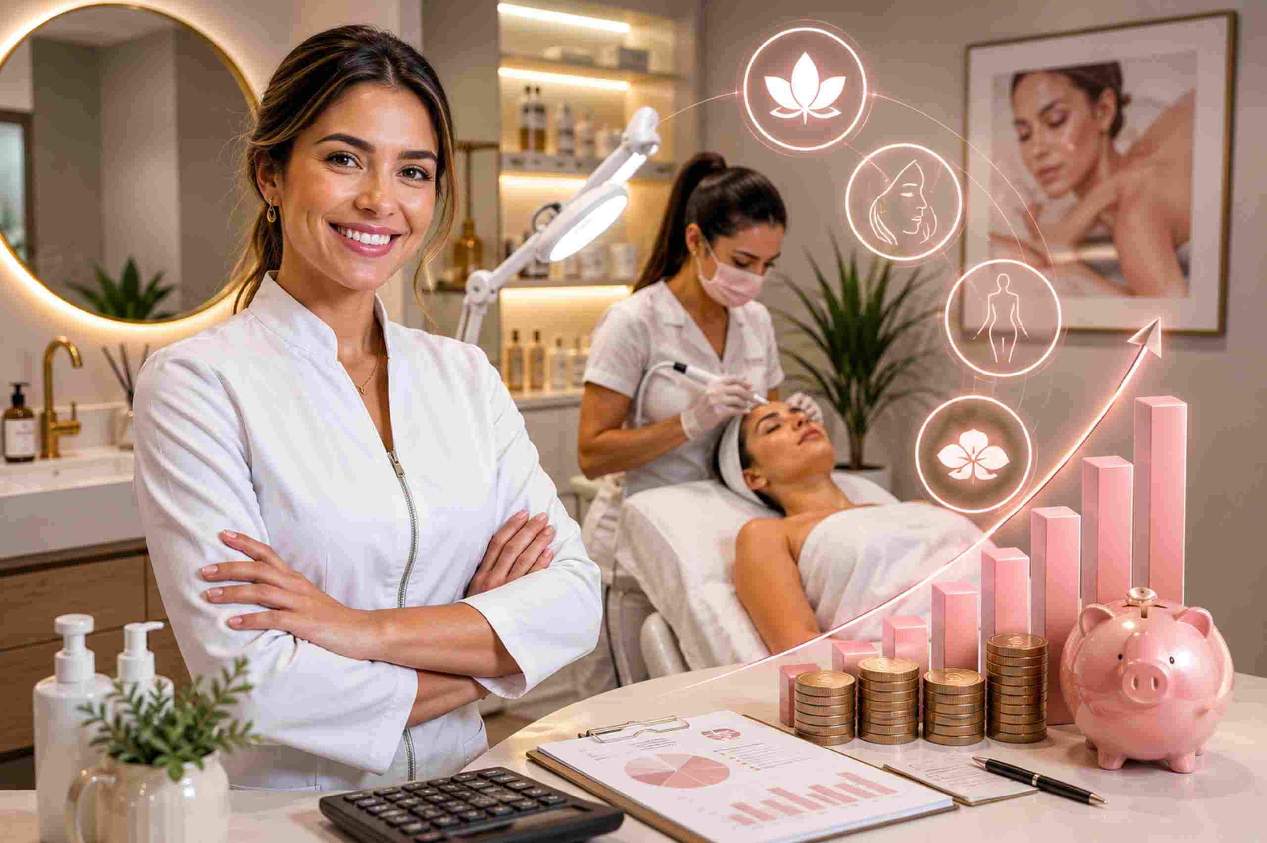 CNAE 9602-5/02: saiba quais procedimentos são permitidos, como funciona a tributação e como abrir sua clínica de estética em 2026.