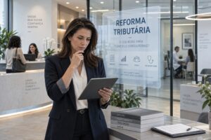 Reforma Tributária para clínicas e consultórios com impactos na tributação, custos e planejamento financeiro da área da saúde